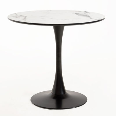 Table Kolio 90 cm Marbre - Noir