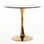 Table Kolio Golden 80 cm Marbre - Blanc - 2