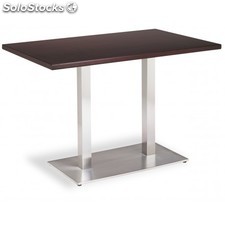 Table noel double inox base 75X40 cm pour hôtellerie