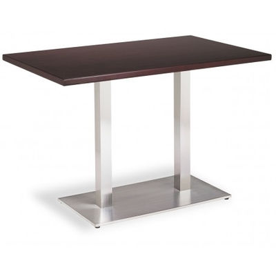 Table noel double inox base 75X40 cm pour hôtellerie