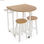 Table pliante et 2 chaises, modèle Islandia - Sistemas David - 1