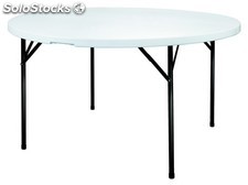 Table pliante polypro ronde