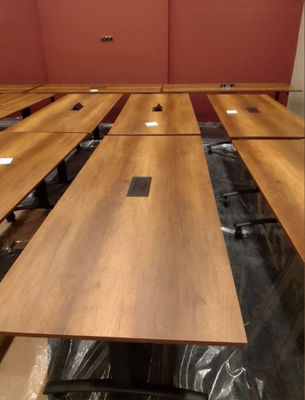 Table rabattable à dégagement latéral Amélie 160x80 cm stratifié - Photo 2