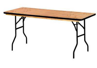 Table rectangle pliante bois Tarragone