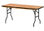 Table rectangle pliante bois Tarragone - 1