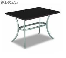 Table rectangulaire en aluminium, mesa mod 437