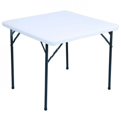 Table rectangulaire pliable 122x60x74 cm creme pe