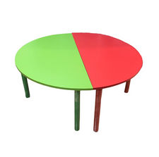 Table rond pour maternelle et primaire.