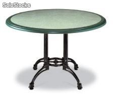 Table ronde ou carré en aluminium, mesa mod 363