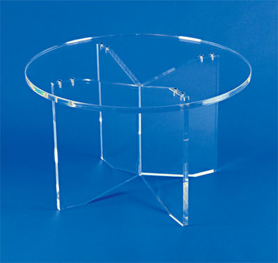 table ronde plexiglas