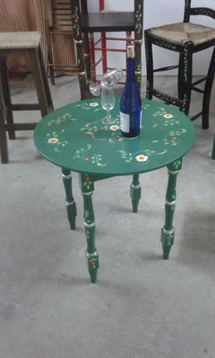 Table Sevillana décorée 65cms.Ronde. - Photo 2