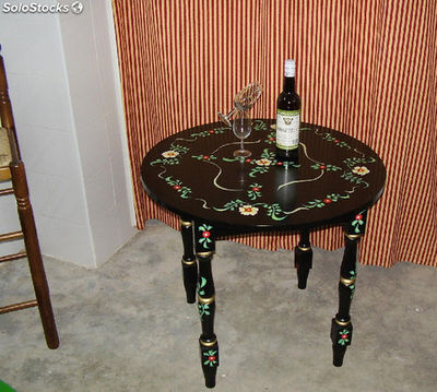 Table Sevillana décorée 65cms.Ronde. - Photo 4