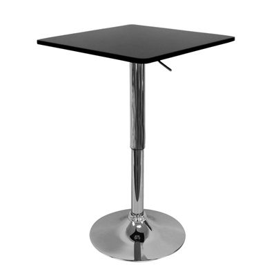 Table Zilix Carrée 60 cm - Noir