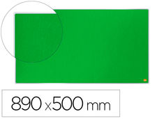 Tablero de anuncios nobo impression pro fieltro verde formato panoramico 40/&#39;