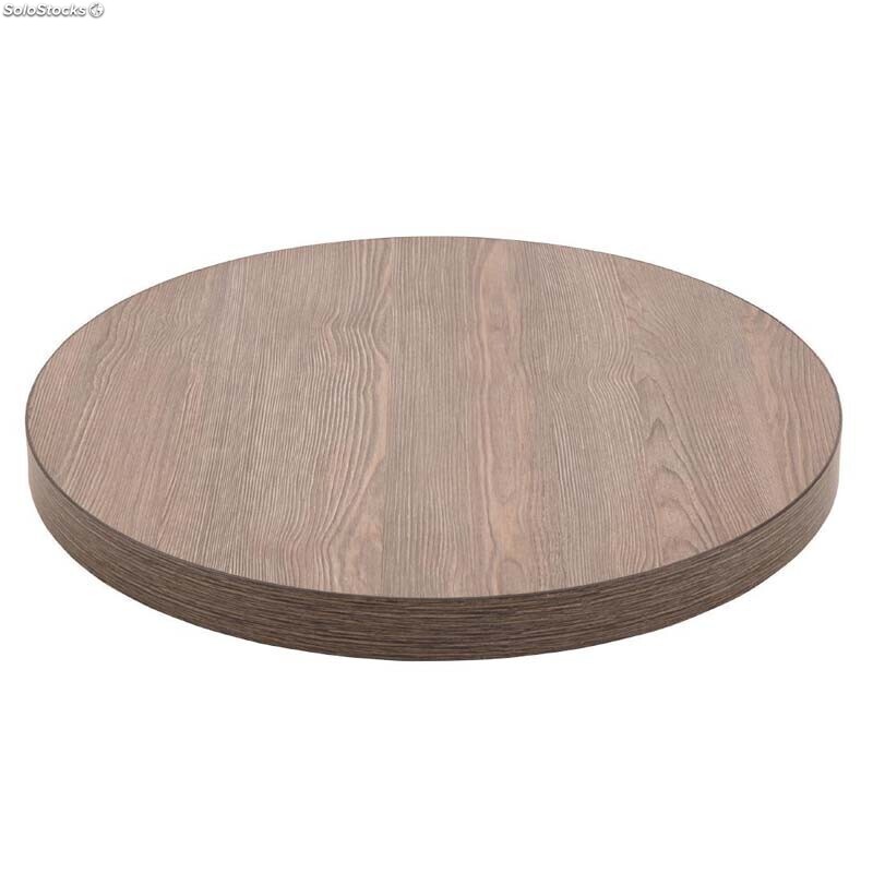 Tablero mesa redondo 600mm madera Vintage uso interior GR326 - Tableros para