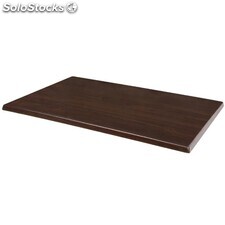 Tablero para mesa redondo color marrón oscuro Bolero GG643