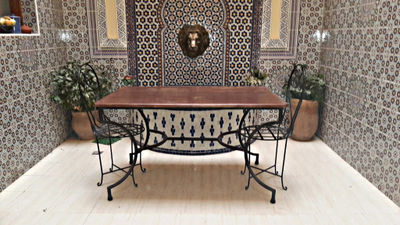 Tables en fer forgé à Marrakech - Photo 4