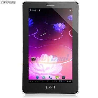 Tablet com Celular pc Android 4.0 capacitivo em 3g e ch de vídeo 4g capa com