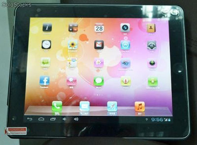 Tablet pc 9,7 &quot;capacitiva integrada 3g 2g bt asunto ips pantalla metálica 1g 16g