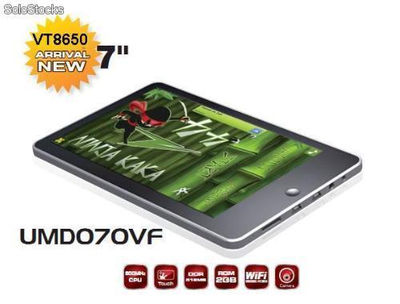 Tablet pc/mid android2.2 Via vt8650@256m/4gb com webcam mas baratos
