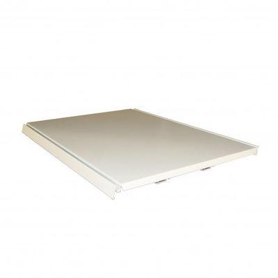 tablette pour gondole blanc ral9001