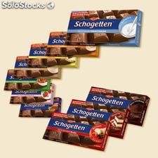 Tablettes de chocolat Schogetten 100 g