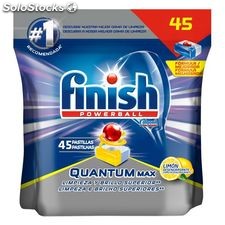 Tablettes pour Lave-vaisselle Finish Quantum Citron (45 Doses)