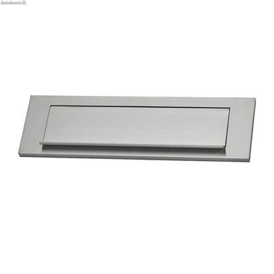 Tabliczki na skrzynki pocztowe EDM 25,4 x 7,5 cm Srebrzysty Aluminium