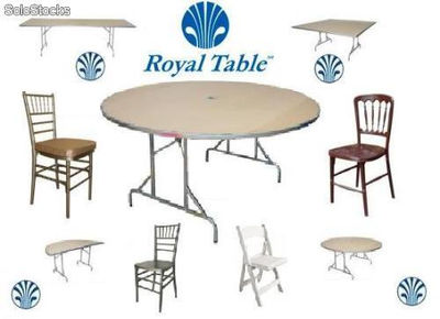 Tablones y mesas plegables para fiesta y banquetes: Royal table