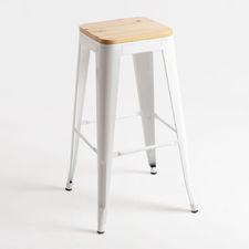 Tabouret Mel en Bois Naturel