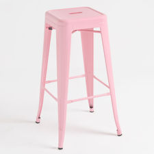 Tabouret Mel Haut - Rose clair