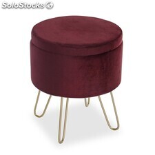 Tabouret pied de lit avec coffre, modèle Bordeaux - Sistemas David