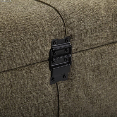 Tabouret pour pied de lit avec coffre, modèle chocolat - Sistemas David - Photo 4