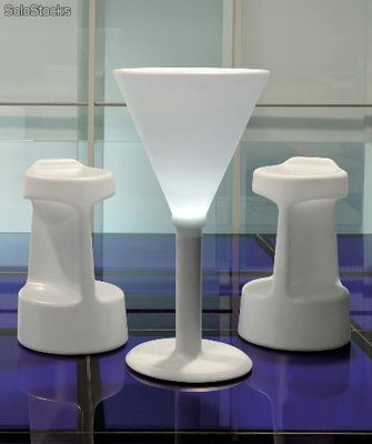 Taburete silla design moderno de polietileno plastica
