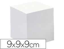 Taco papel quo vadis encolado blanco 680 hojas 100% reciclado 90 g/m2 90x90x90