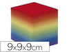 Taco papel quo vadis encolado colores arco iris 680 hojas 100% reciclado 90 g/m2
