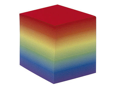 Taco papel quo vadis encolado colores arco iris 680 hojas 100% reciclado 90 g/m2 - Foto 2