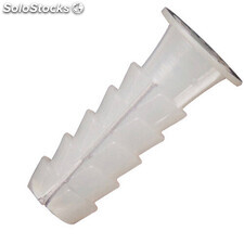 Taco Wolfpack Plastico Blanco 5 mm. (25 unidades)