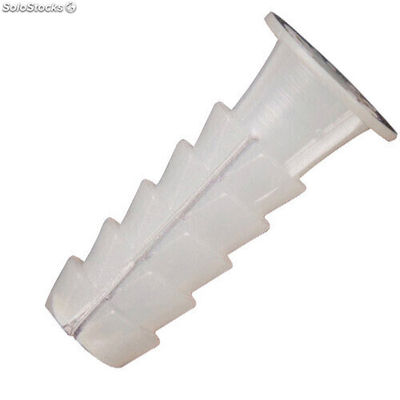 Taco Wolfpack Plástico Blanco 7 mm. (25 unidades)