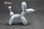 Taille chien gros ballon blanc - Photo 2
