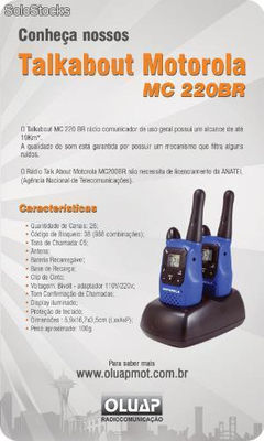 Talkabout Motorola mc220 br