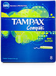 Tampax compak 8 Toutes ref