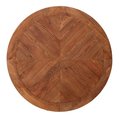 Tampo de mesa de madeira circular