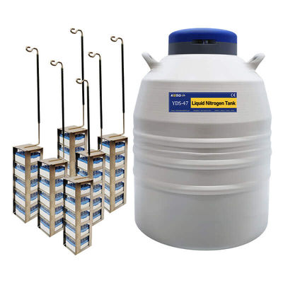 Tanque de armazenamento de amostras de nitrogênio líquido de Anguila KGSQ - Foto 5