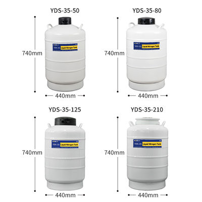Tanque de nitrogênio líquido Dewar do recipiente de armazenamento de nitrogênio - Foto 2