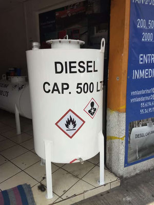 Tanque vertical para Diesel de 500 litros