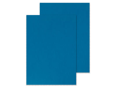 Tapa de encuadernacion q-connect carton din a4 azul simil piel 250 gr caja de - Foto 3