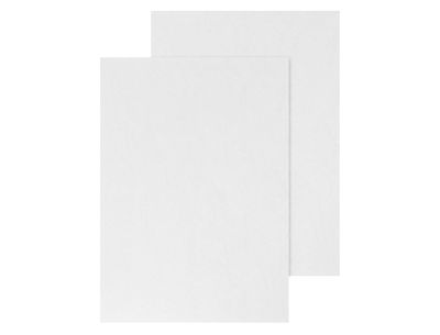 Tapa de encuadernacion q-connect carton din a4 blanco simil piel caja de 100 - Foto 3