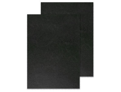 Tapa de encuadernacion q-connect carton din a4 negro simil piel 250 gr caja de - Foto 3