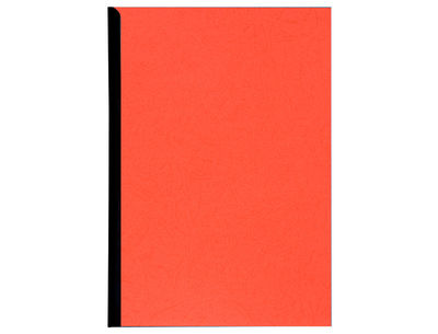 Tapa de encuadernacion q-connect carton din a4 rojo simil piel 250 gr caja de - Foto 2